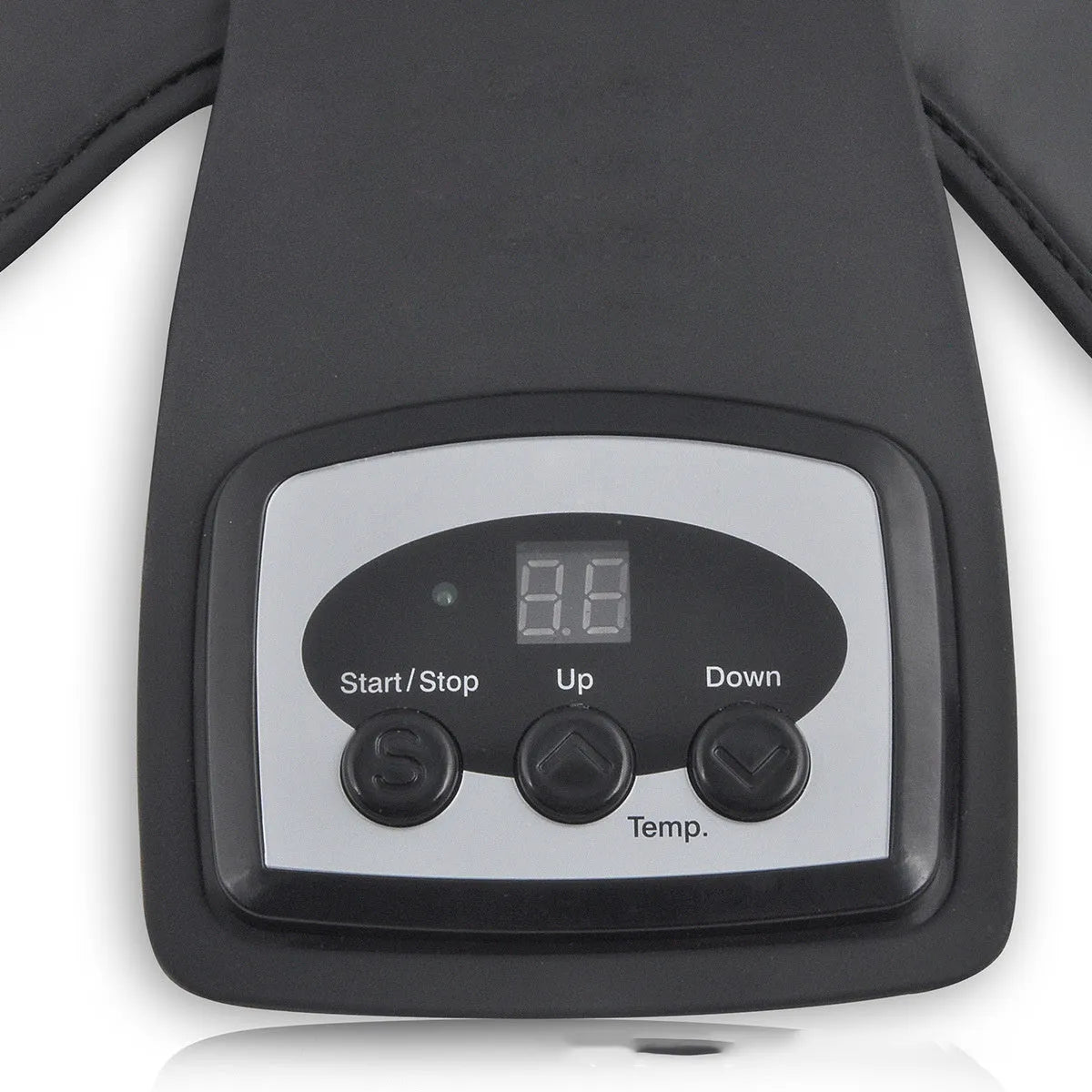 Portable infrared knee and shoulder massager with heating pads and 12V power adapter
