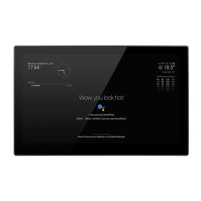 13.3 inch integrated computer touch display with voice assistant and CM4 main control board