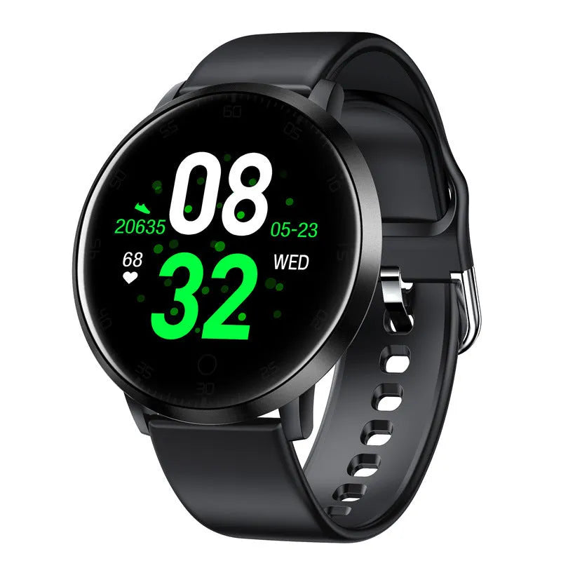 Ultra-thin waterproof smart health bracelet with zinc alloy body and 1.3-inch touch screen display