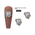 Rhinestone nail art crystal stacked diamond accessories square princess series for nail drills