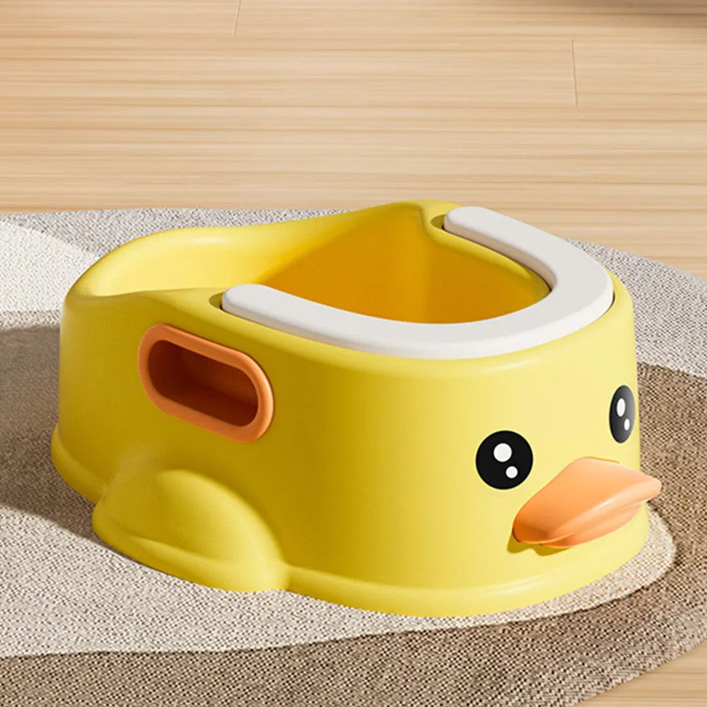 Duck-shaped PVC bathtub for dogs and cats in blue, pink or yellow colour