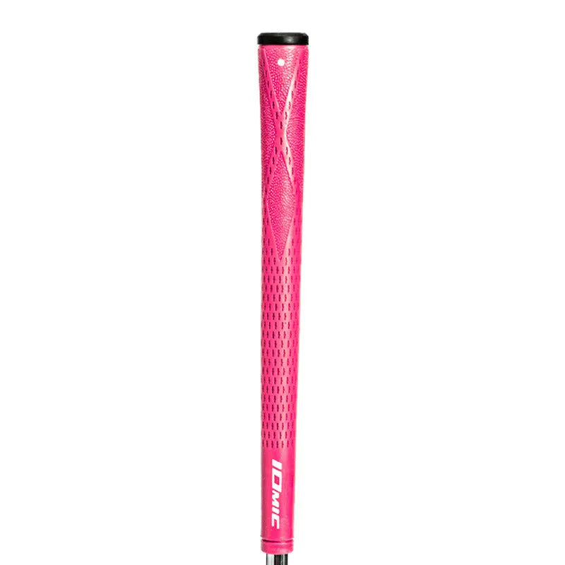 TPE non-slip golf club grip shown in multiple colour options including red, blue, and black.