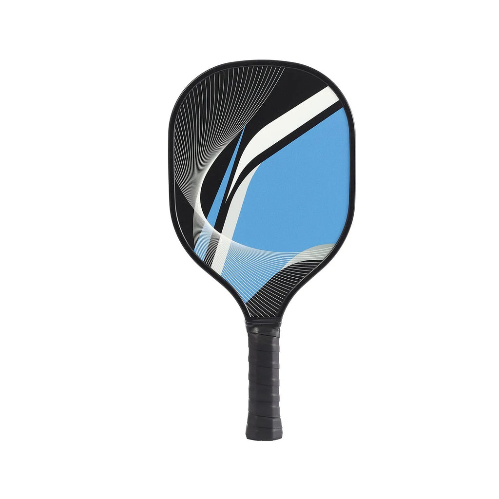 Poplar Peak wooden sports racket for table tennis and pickleball training, shown with model number options.