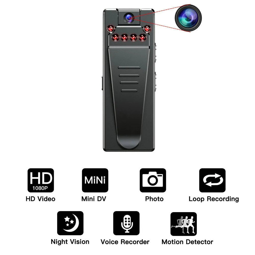 Black 1080p HD DV home camera with 90-degree rotation on a flat surface.