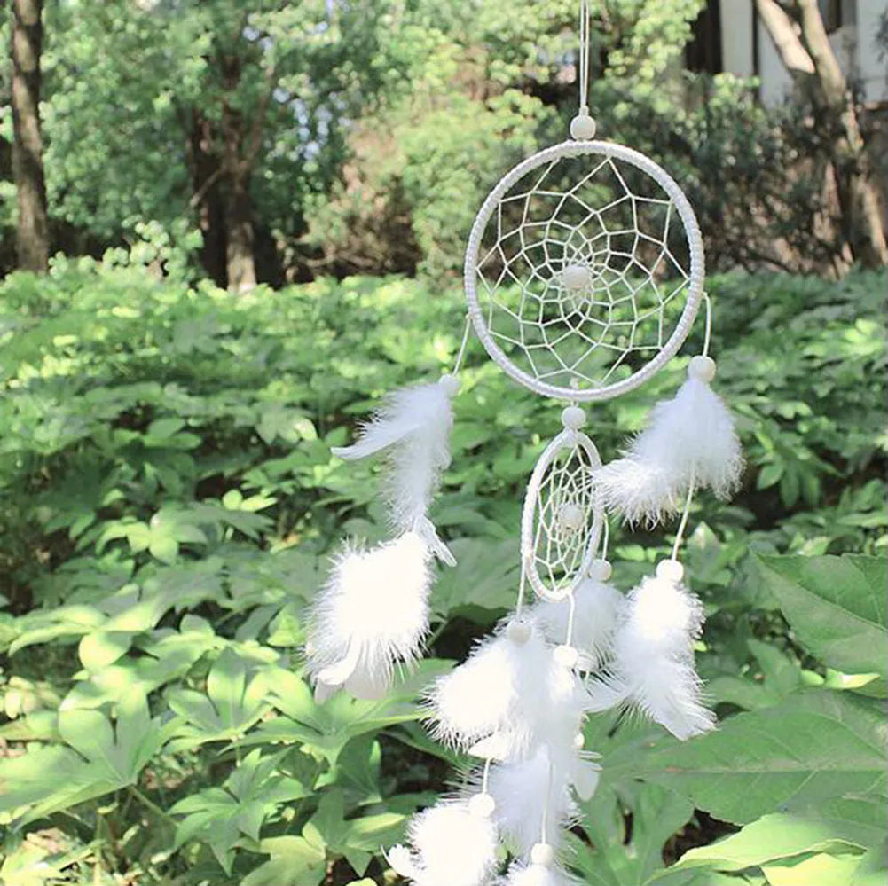White artificial feather decoration 11cm for wedding and business gift use