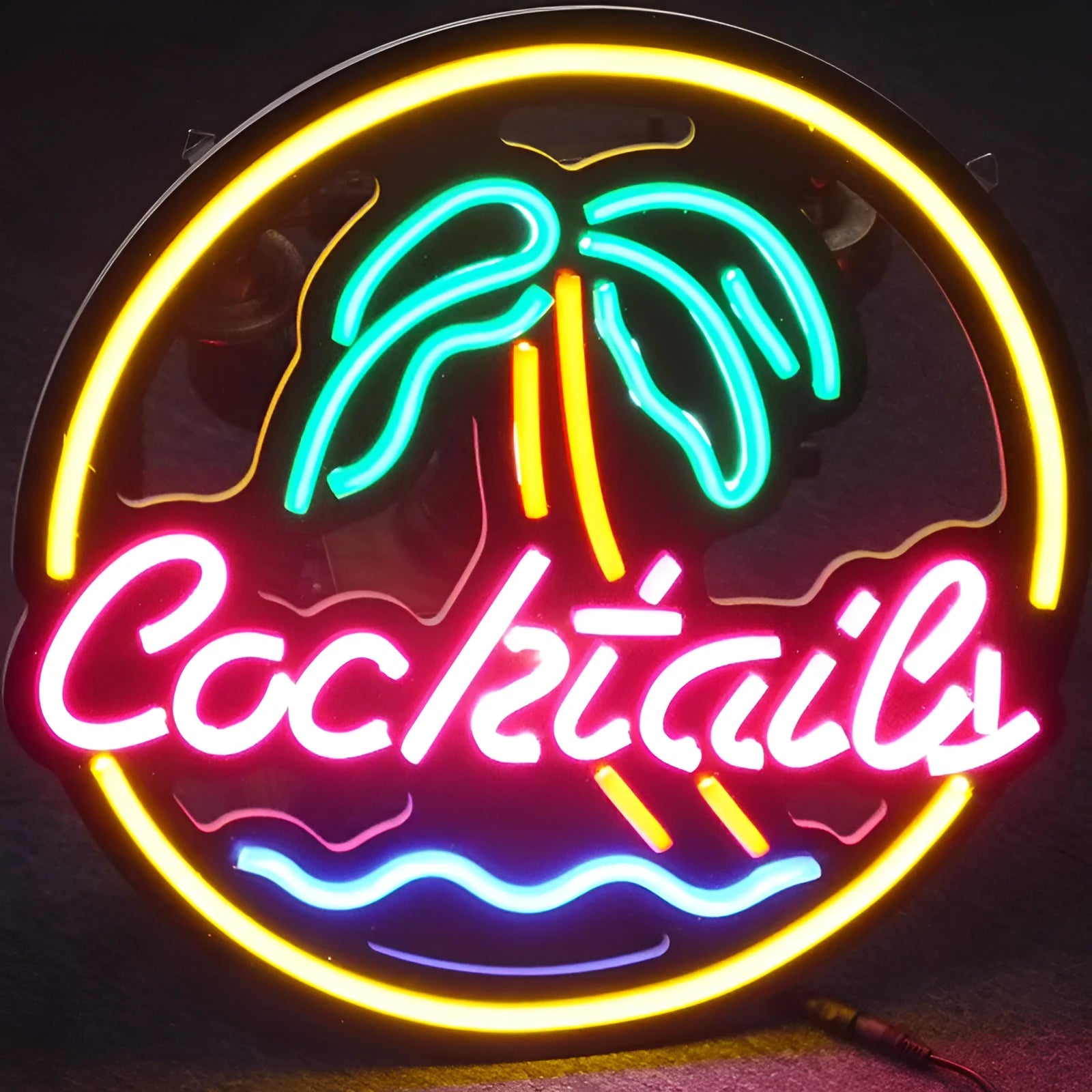 LED coffee neon billboard decorative lighting for commercial interiors