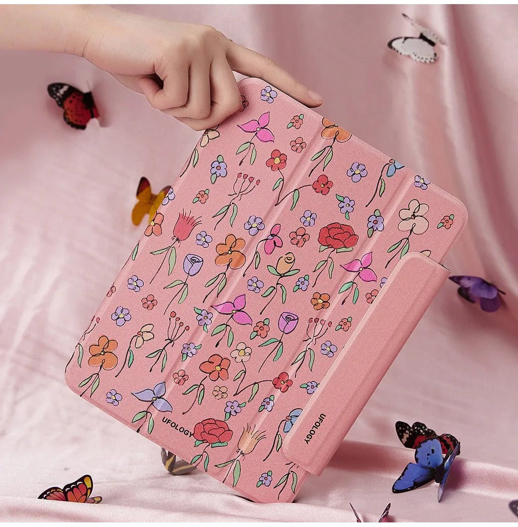 iPad Air 10.9 inch protective sleeve with magnetic clip and polyurethane flat shell