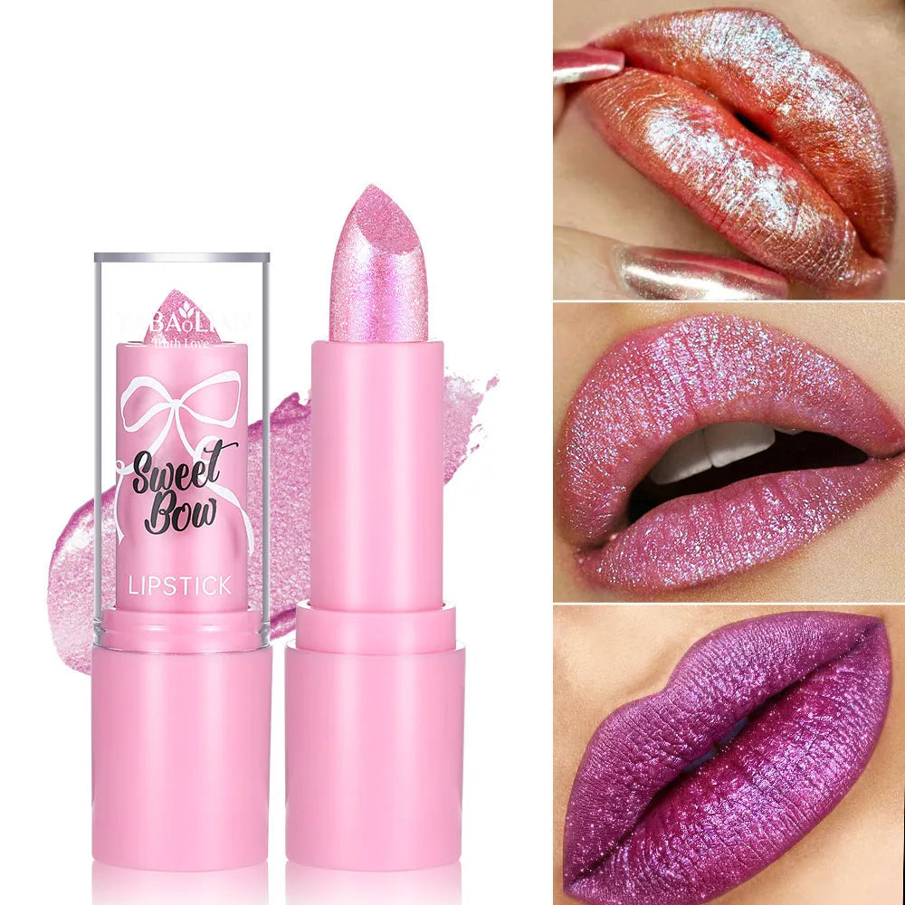 Sweetheart Bow Diamond Lipstick in Starlight Diamond series with six colour options