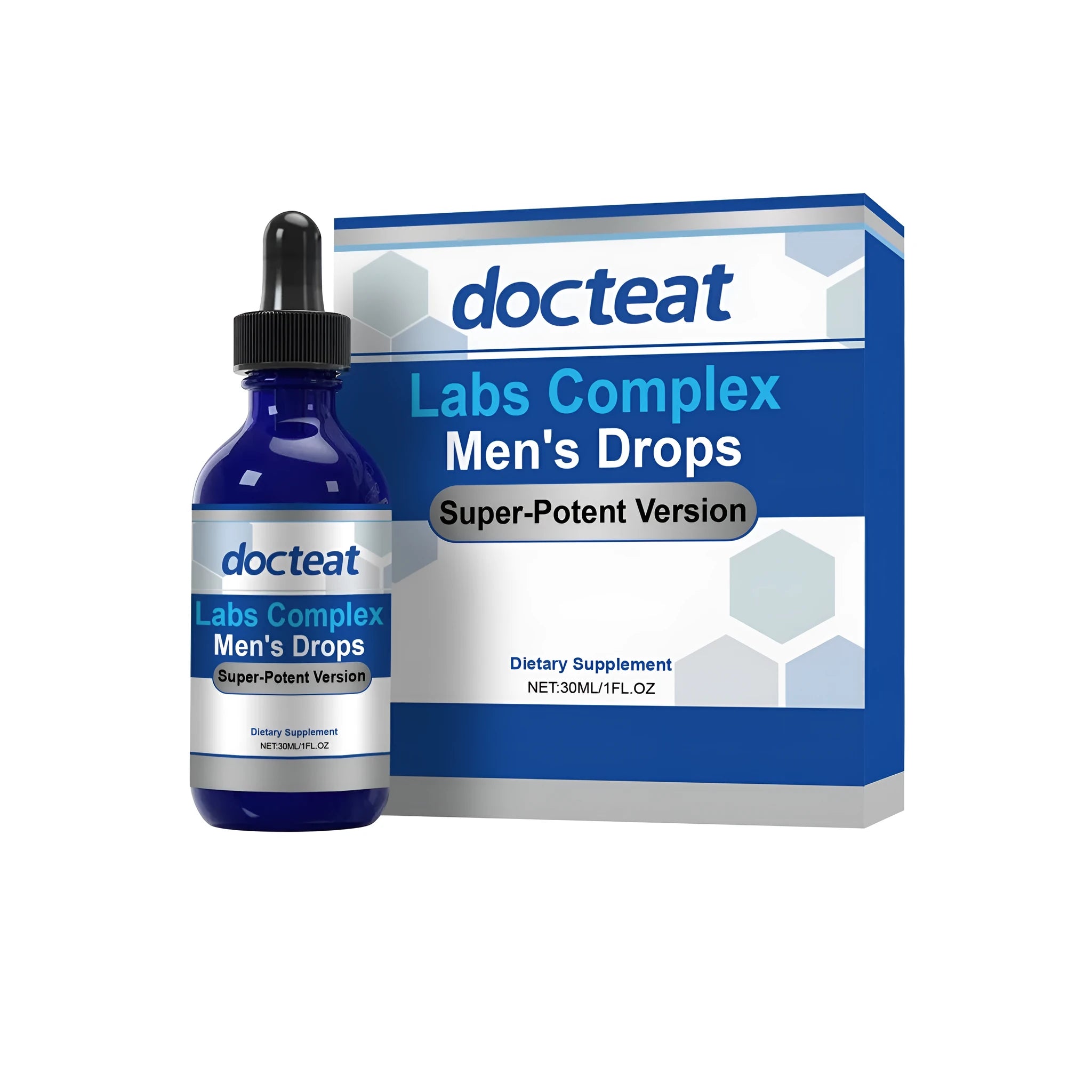 30ml bottle of Labs Complex Men's hair treatment drops