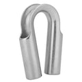 Stainless steel tubular chicken heart ring set in various sizes from M4 to M35 for fastening.