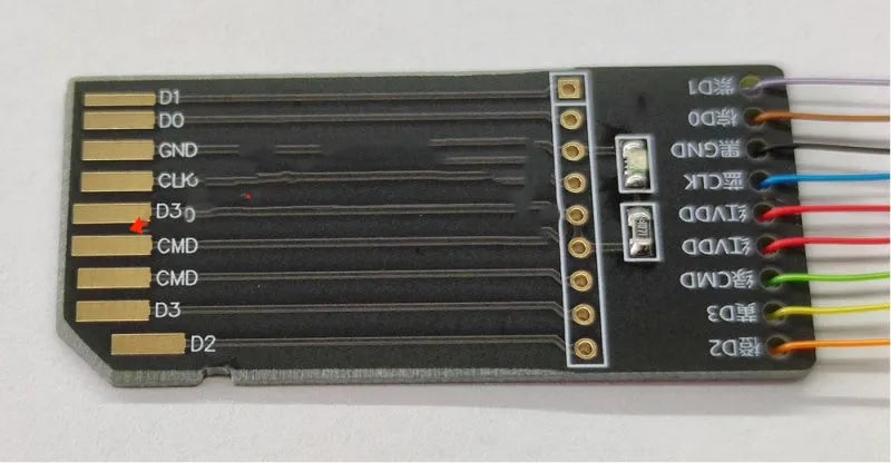 Professional EMMC and SD Card read write tool for automotive head unit repair