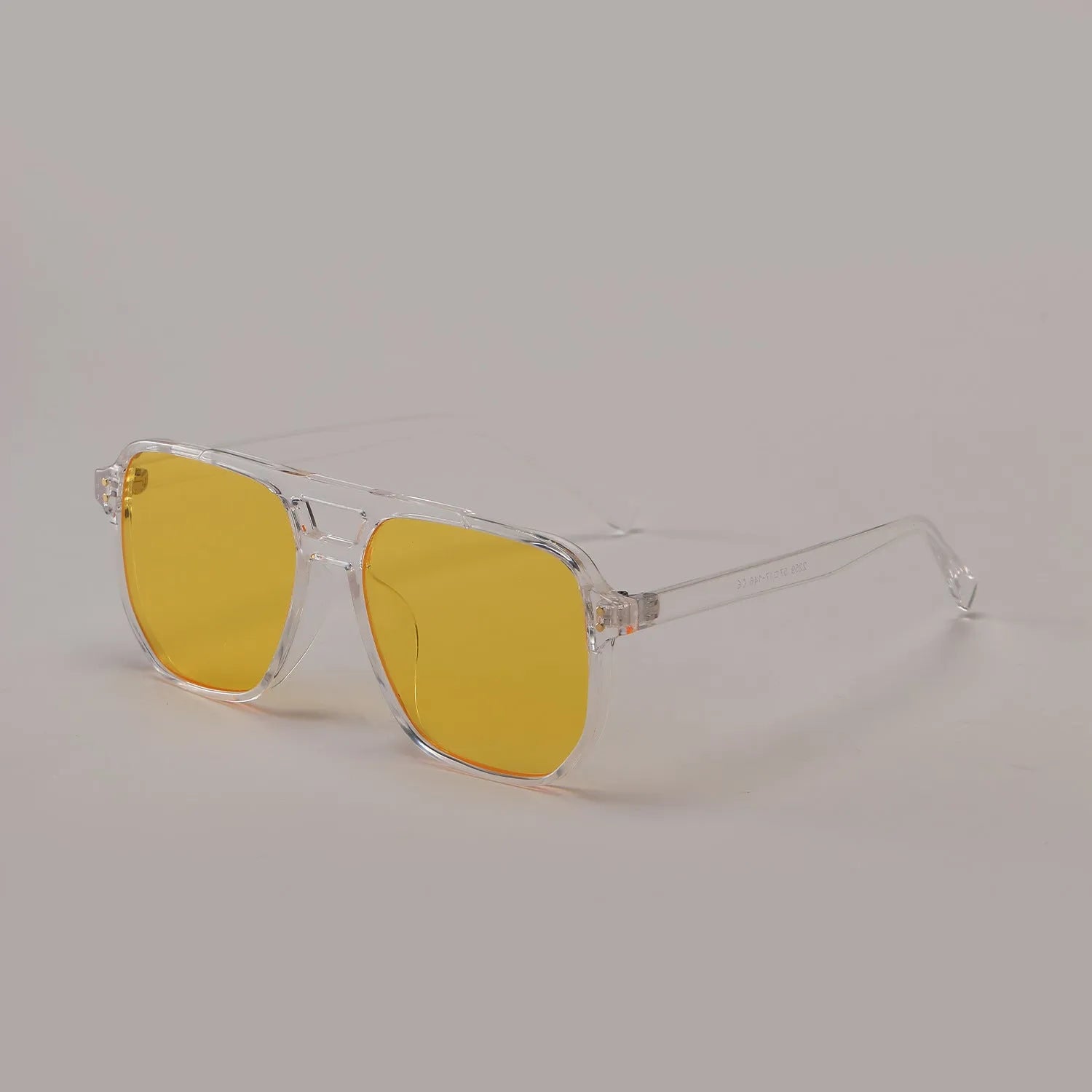Square double beam full frame sunglasses for women with UV400 protection in various colour options.
