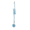 Kitten playing with hanging spring toy featuring inflatable ball and suction cup mount in various colours