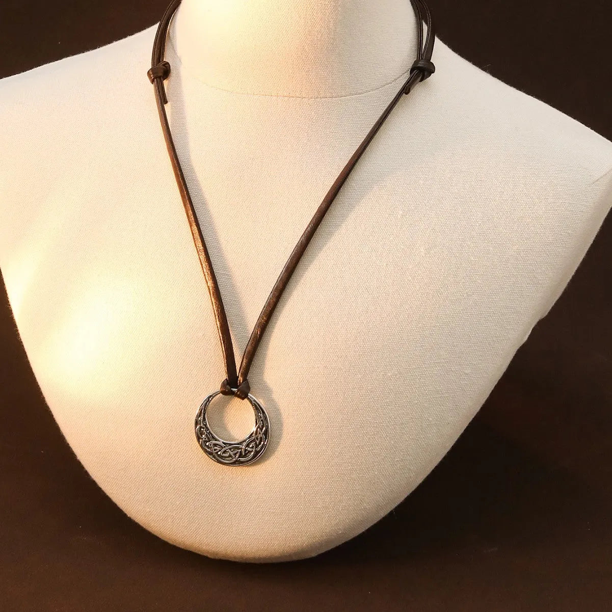 Alloy skull pendant necklace antique silver adjustable knot 71-80cm regular chain women jewellery