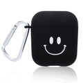iPhone compatible AirPods PC case cover in black or pink with decorative style options