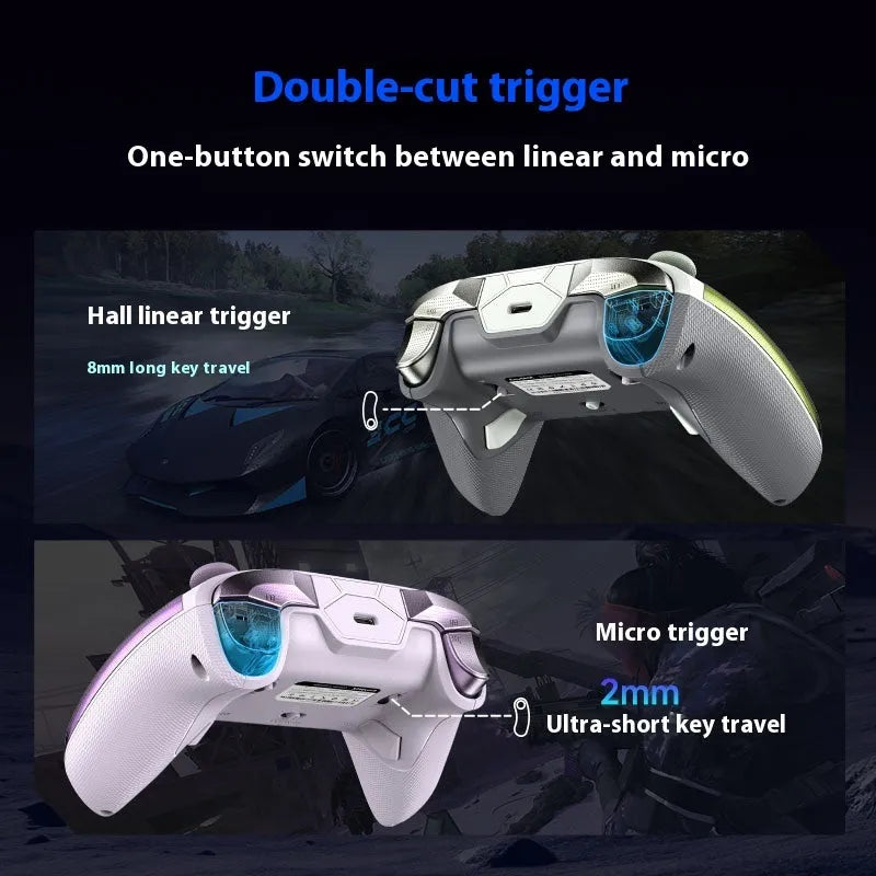 Rocker Smart Startstop Charging Base gaming controller in black, green, or purple colour options