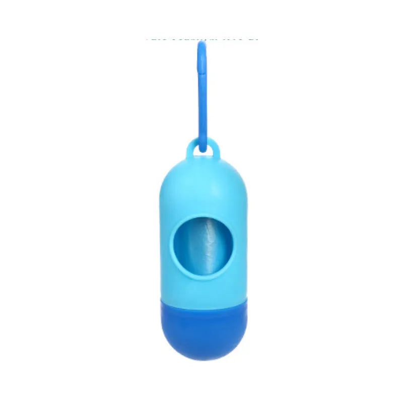 Pack of dog poop bags in six colours black blue green pink purple red sized 22.5x30cm for pet waste