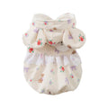 Cat clothes bear two-legged cotton-padded fleece lined pet clothing for small dogs and kittens autumn winter warm outfit pink