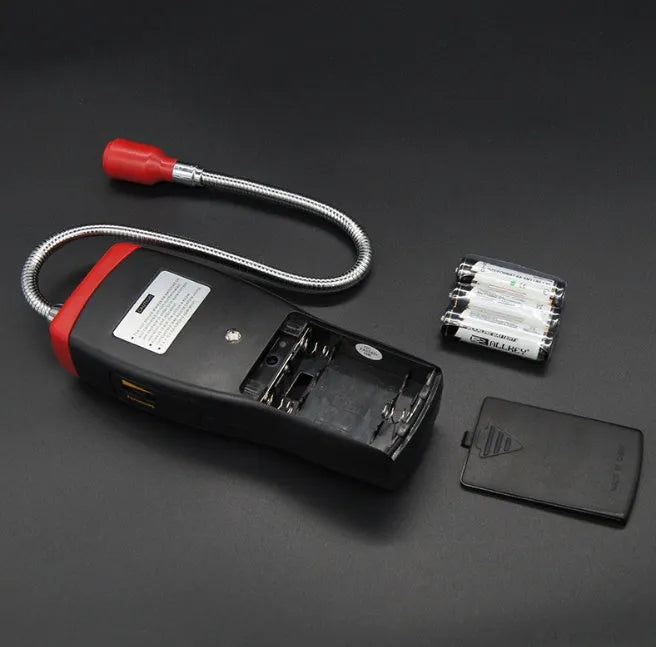AS8800L portable flammable gas detector with compact design and LED indicator lights