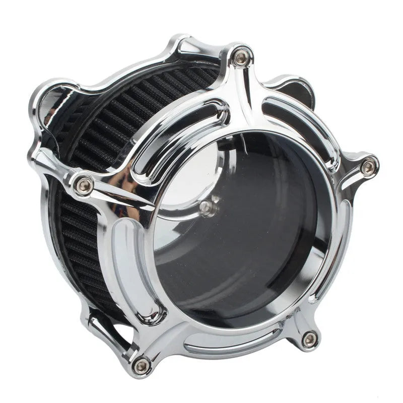 MP09-JJL aluminium motorcycle air filter for 300cc bikes in various colour options