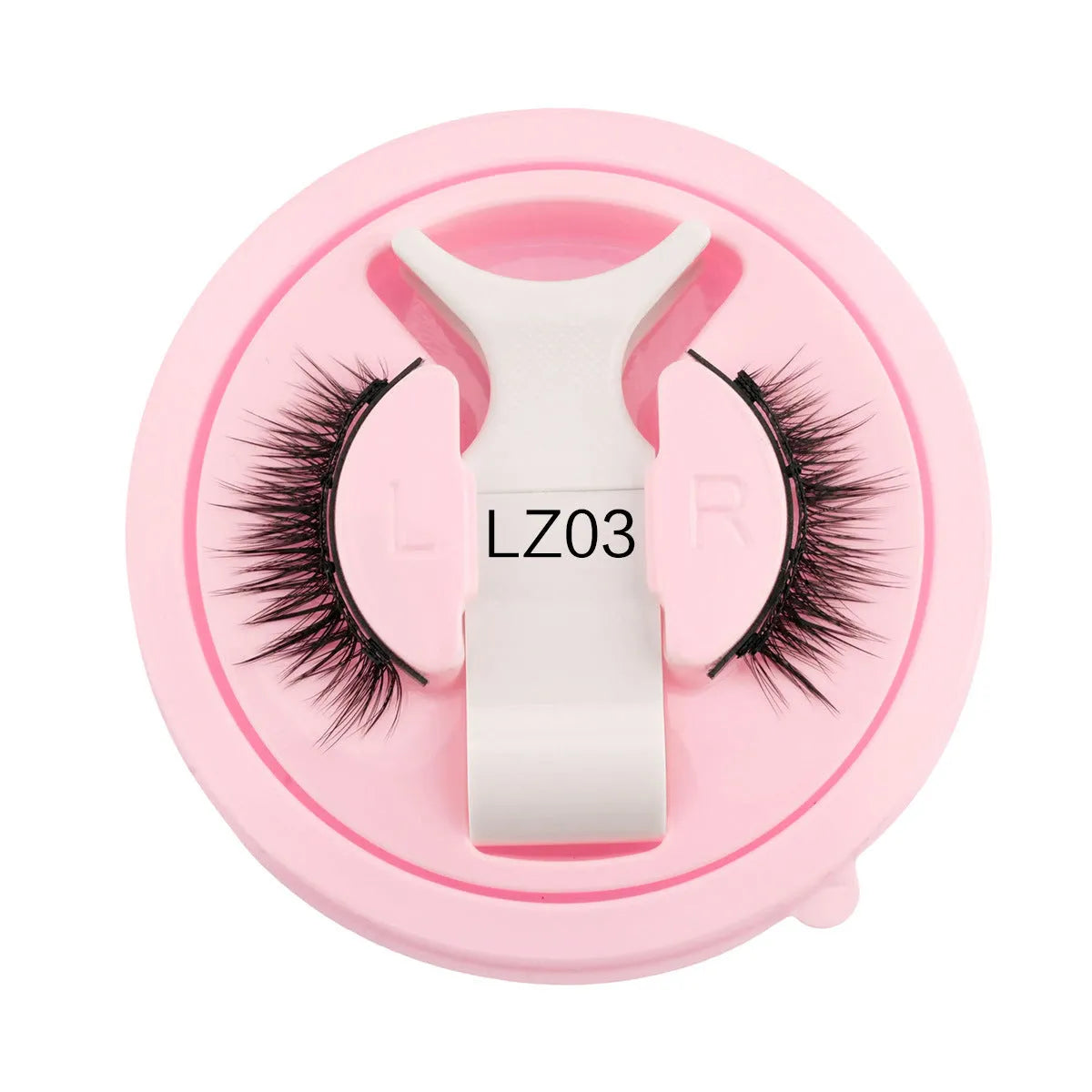 Reusable waterproof false eyelashes with glue-free adhesive in multiple style options
