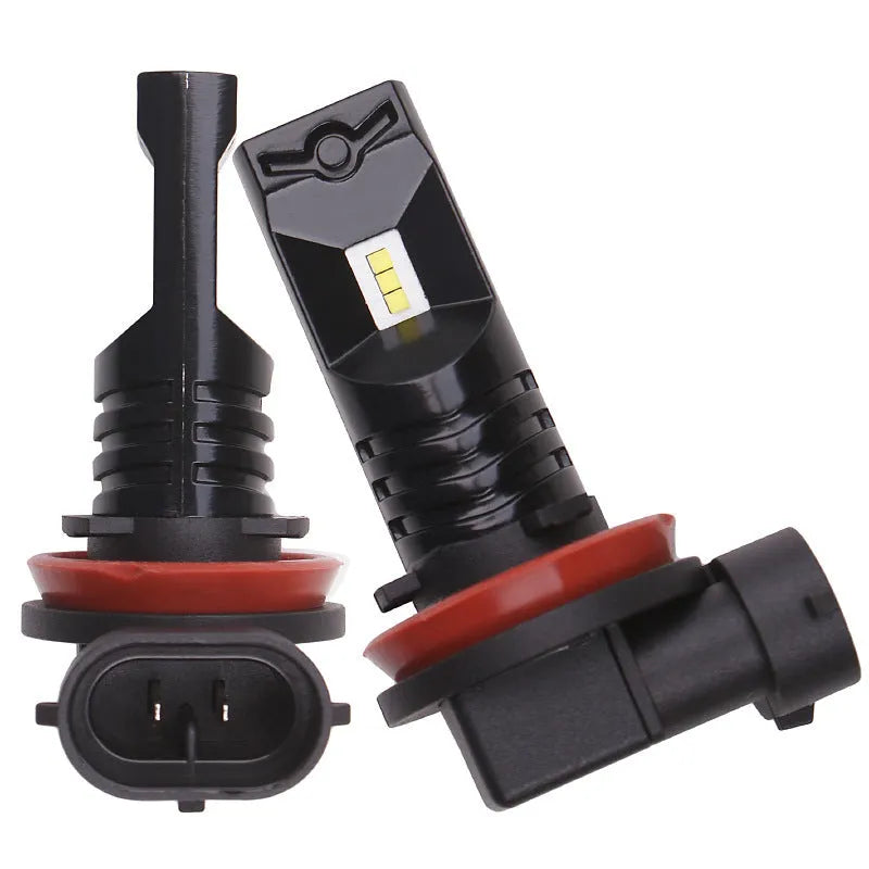 H11 H8 compatible 80W high power CSP LED car front fog lamp with aviation aluminium housing