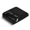 Universal car decorative projection radium lamp in black or beige with compact 6.5 cm ABS plastic case.