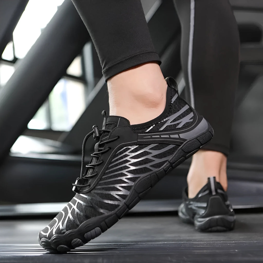 Outdoor sports casual shoes with lace-up front, non-slip rubber sole, available in multiple colours