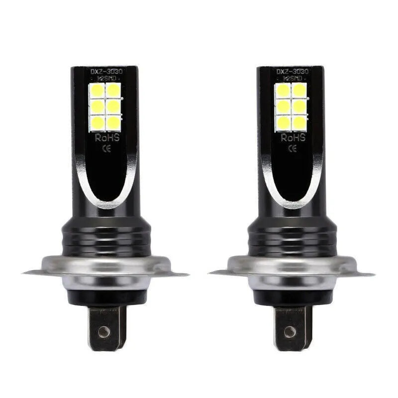 H7 110W LED car fog light with aluminium housing and 12 SMD 3030 chips