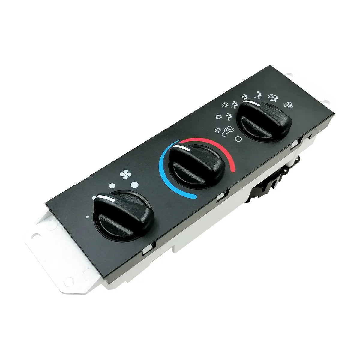 Black automotive air conditioning control panel for Jeep Wrangler 2005-2006 replacement