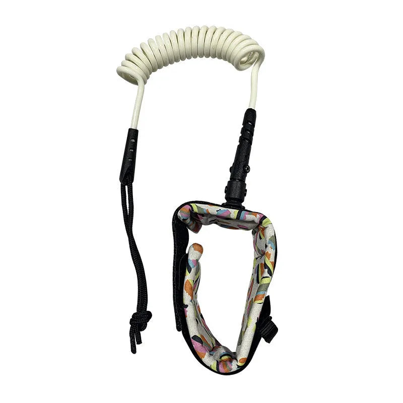 High strength elastic surfboard hand holding rope with anti-aging marine construction