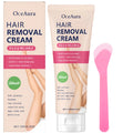 Mild body hair removal cream 120g tube with scraper for sensitive skin shea butter witch hazel