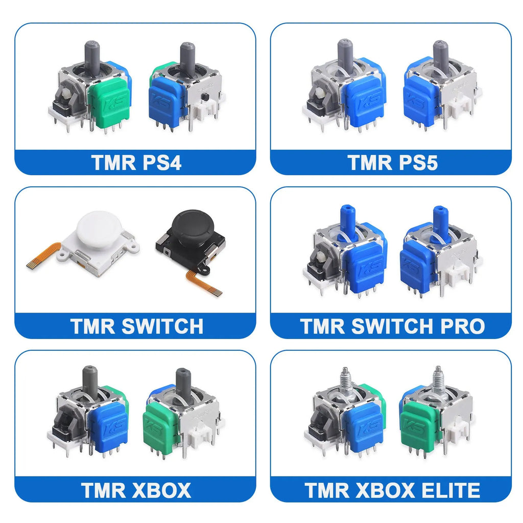 Hall magnetic rocker replacement joystick for PS5 PS4 Xbox and Switch Pro controllers