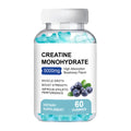 Creatine monohydrate supplement gummies in a 60-piece pack with cold storage recommendation