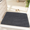 Cartoon anime alien shape diatom oil doormat in green grey khaki or blue colours, 60x90cm dimensions