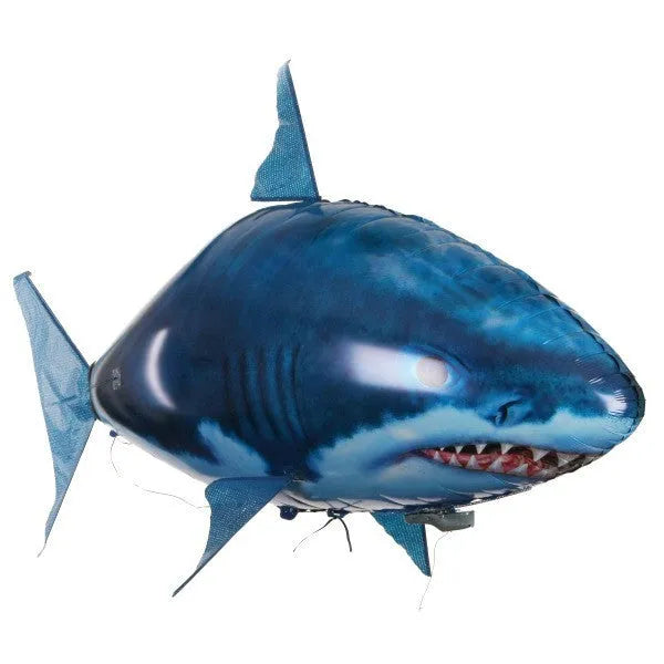 Large remote control shark inflatable balloon with infrared controller.