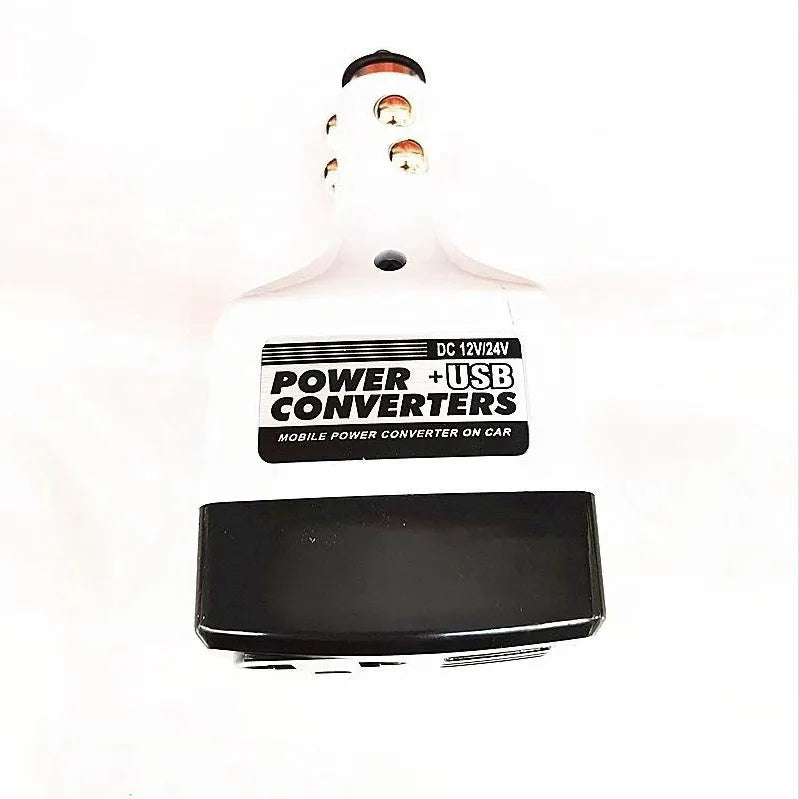 Model 011C car cigarette lighter to USB power adapter for mobile phone charging.