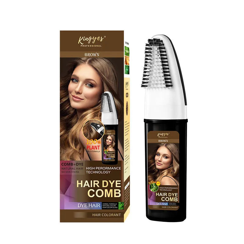 200ml tube of hair dye cream in a choice of Brown, Wine Red, or Dark Brown.