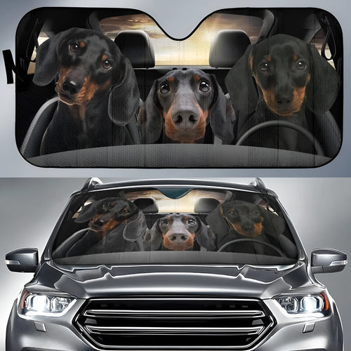 Car snow protection front cover made of aluminium film foam polyester fabric with lanyard straps