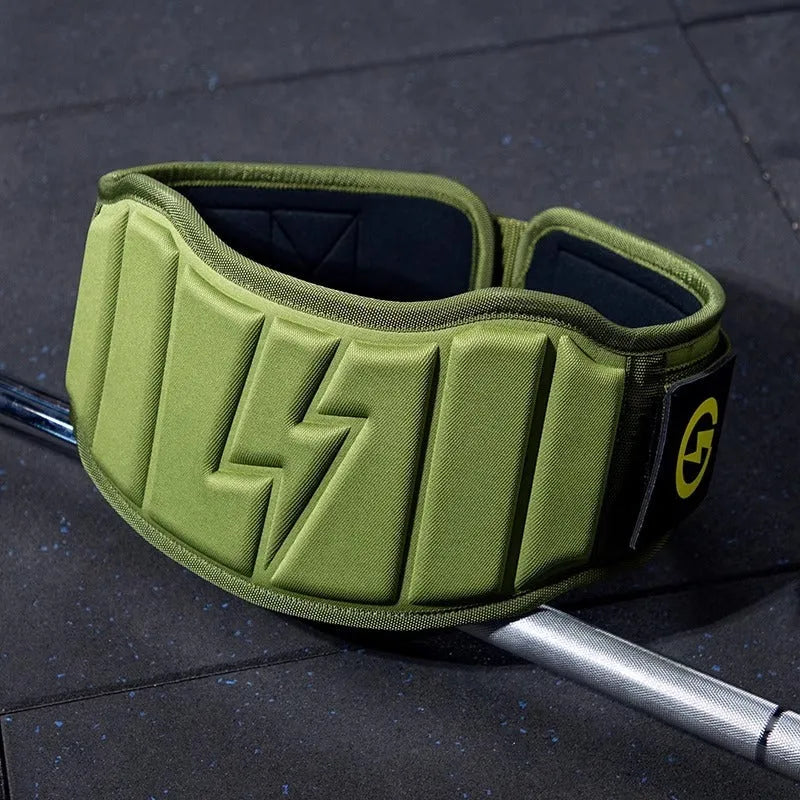 Weightlifting belt for abdominal exercises and lumbar support during strength training