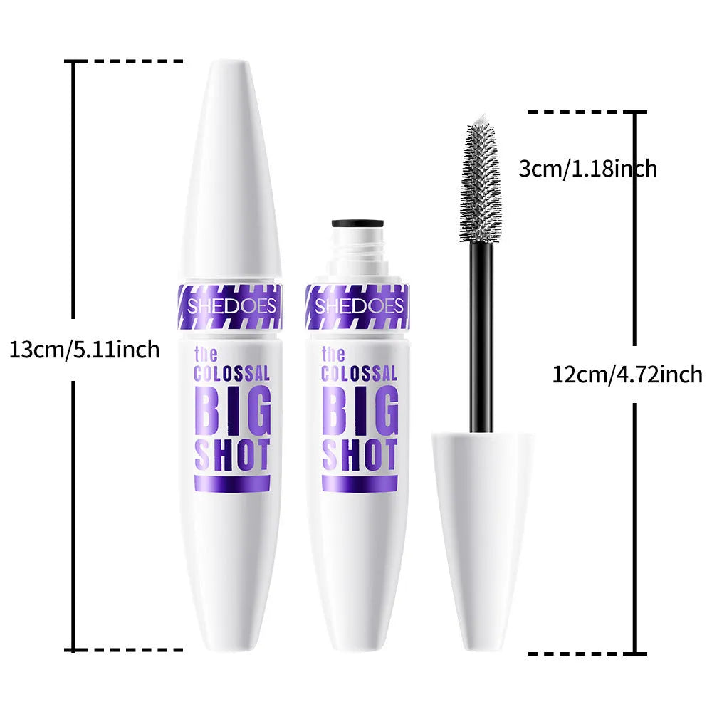 10ML white waterproof mascara container with quick-drying formula