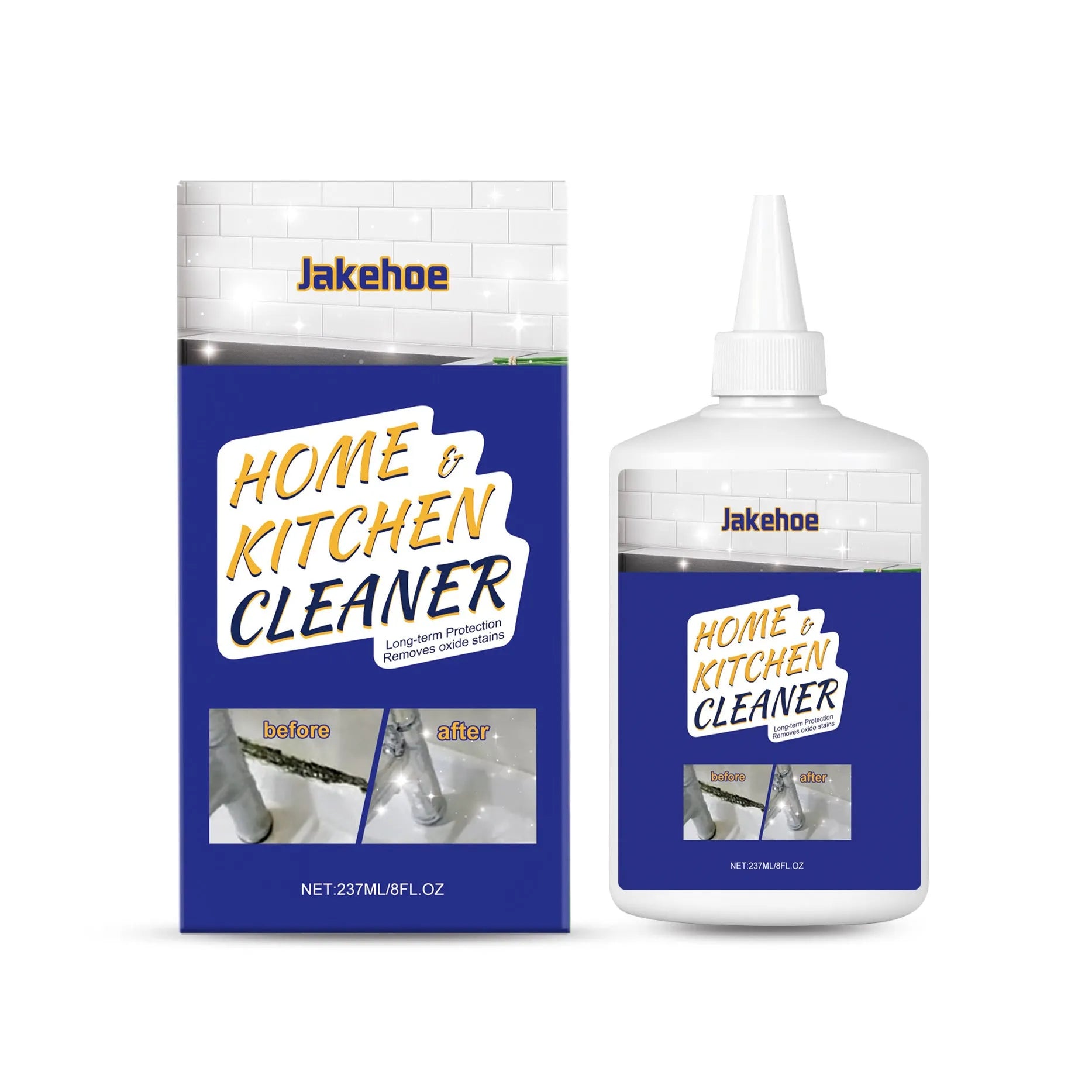 237ml household decontamination gel in container for kitchen and bathroom cleaning