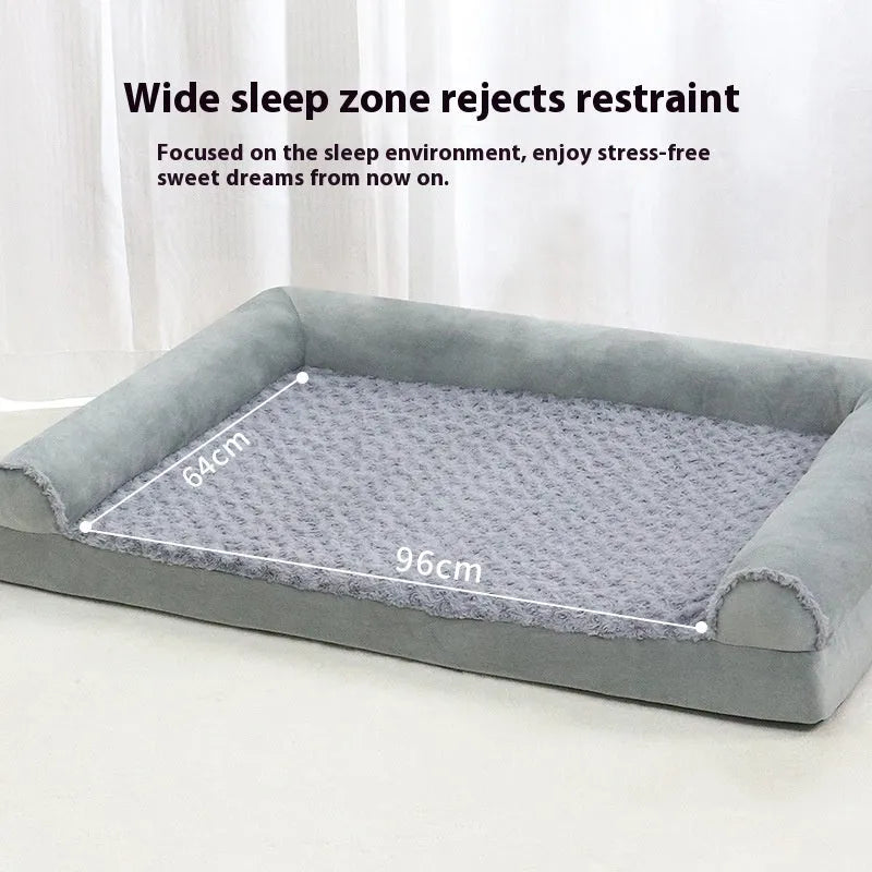 Light grey cloth dog kennel showing enclosed design for medium or large breeds