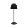 Ins pattern dimming small night lamp with thin round bottom in black or white options