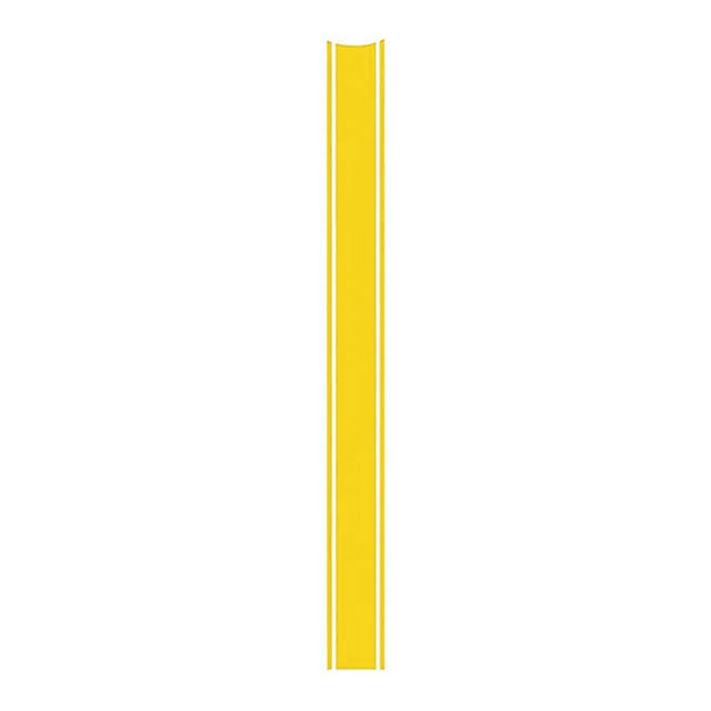 Motorcycle petrol tank reflective pinstripe sticker in black, red, silver, or yellow measuring 50cm by 4.5cm