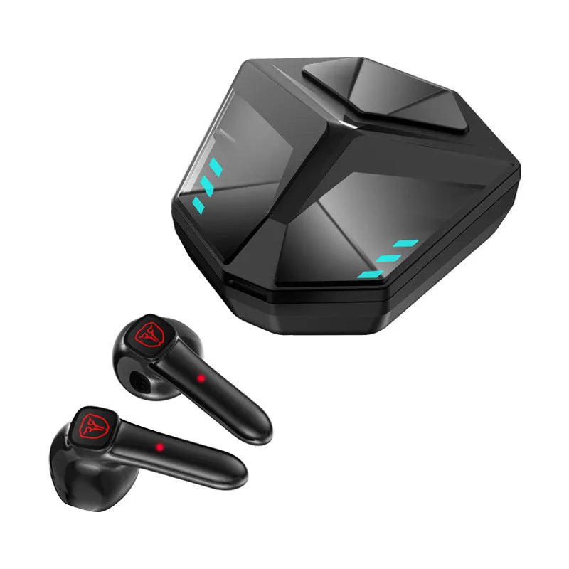 Wireless Bluetooth gaming headset earbuds with low latency and motion detection technology
