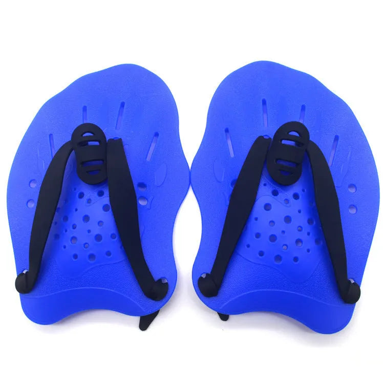 Swimming training web paddles for freestyle stroke technique in multiple colours with S, M, L size options