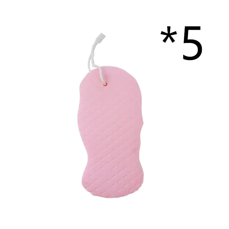 White 3D bath ball with fish scale pattern for body exfoliation