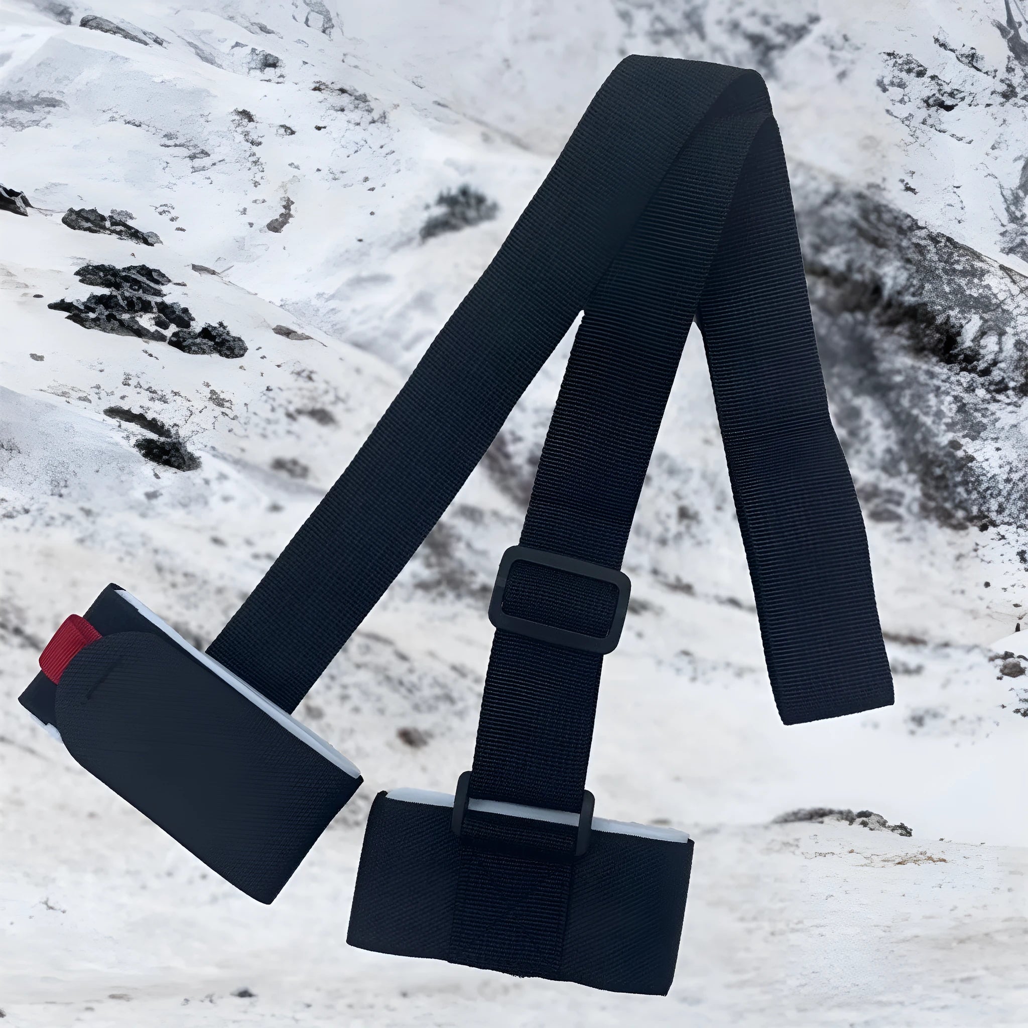 Fixed sewing adjustable skiing bandage shoulder strap in black, blue, pink, or red.