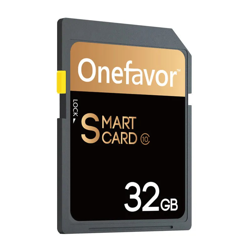 SD to PCMCIA adapter card for Mercedes-Benz with inserted 32GB SDHC card and stainless steel housing